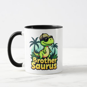Caneca Brothersaurus - Animação Divertida Dinossauro Irmã