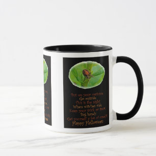 Caneca Brown Orange Araneus Halloween Mug