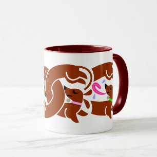 Caneca Brown Twisted Doxies Mug