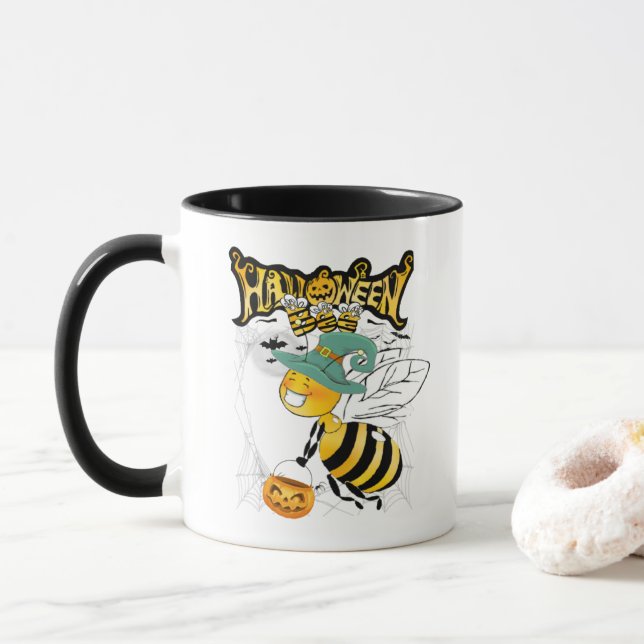 Caneca bruja dulce (Com Donut)
