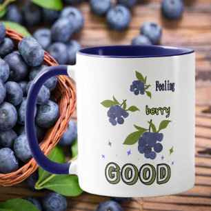 Caneca Brunches de mirtilos