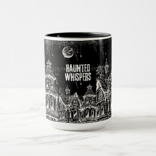 Caneca Bruxa Assustadora de Halloween, Casa Assombrada, L