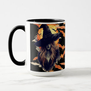 Caneca Bruxa Assustadora do Halloween