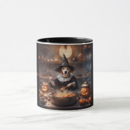 Caneca Bruxa Canina Caprichosa prepara um Ensopado de Hal