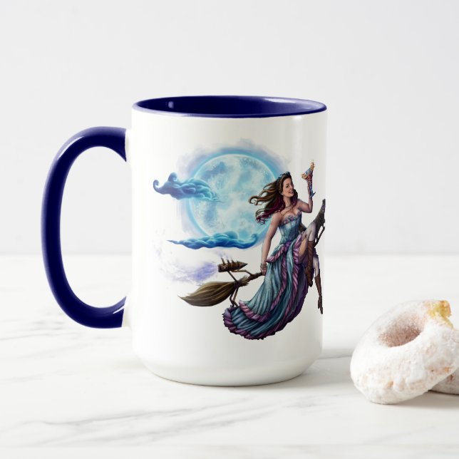 Caneca Bruxa da Hora Feliz (corte) (Com Donut)