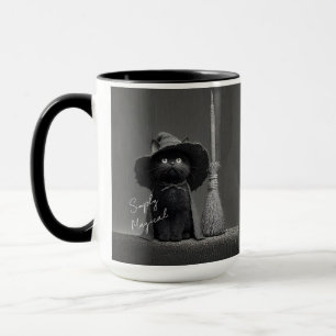 Caneca Bruxa de Gato Simplesmente Mágica