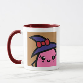 Caneca Bruxa de Ovo Assustador - Halloween | Adicione seu