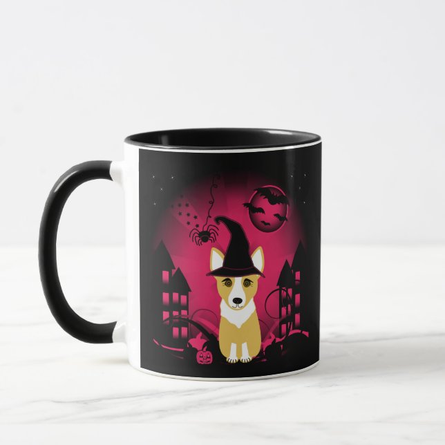Caneca Bruxa do Corgi (Esquerda)