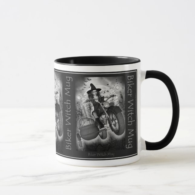 Caneca Bruxa do motociclista (Direita)
