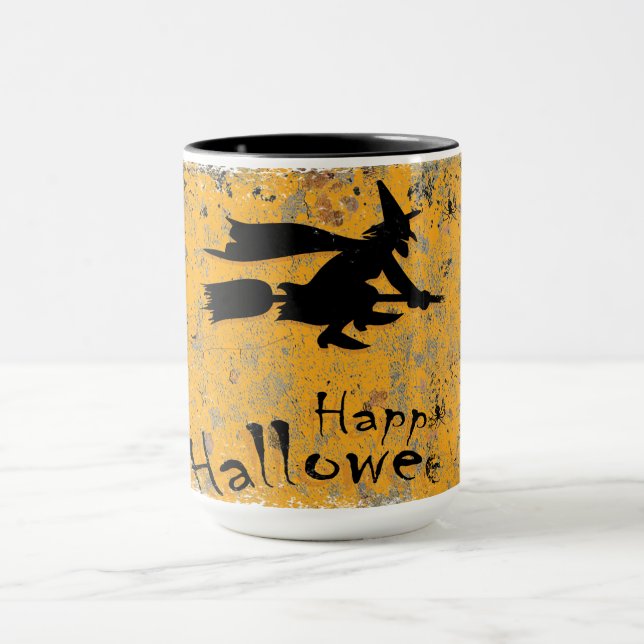 Caneca Bruxa Feliz Halloween (Centro)