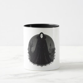 Caneca Bruxa Gothic Salem à meia-noite