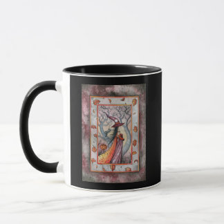 Caneca Bruxa Mística de Halloween por Molly Harrison