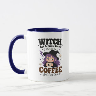 Caneca Bruxa Não Pessoa Pessoa Café Ressentimento Azul Ma