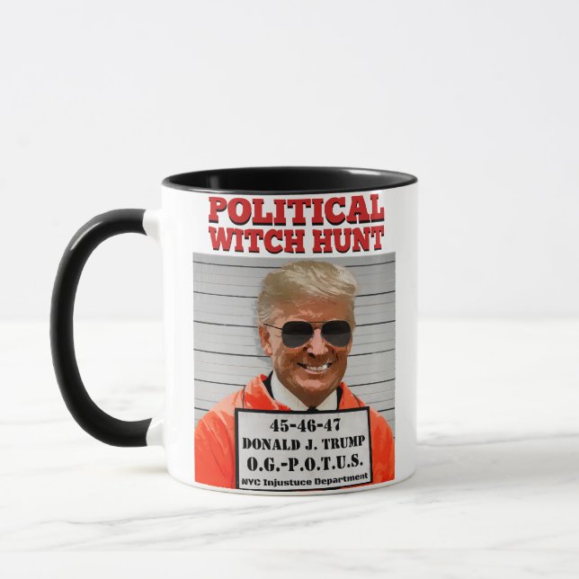 Caneca Bruxa Política de Donald Trump (Esquerda)