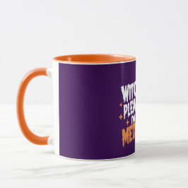 Caneca Bruxa, por favor, estou meditando o Halloween