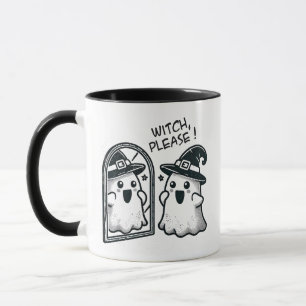 Caneca Bruxa, Por Favor! Fantasma do Bom Halloween