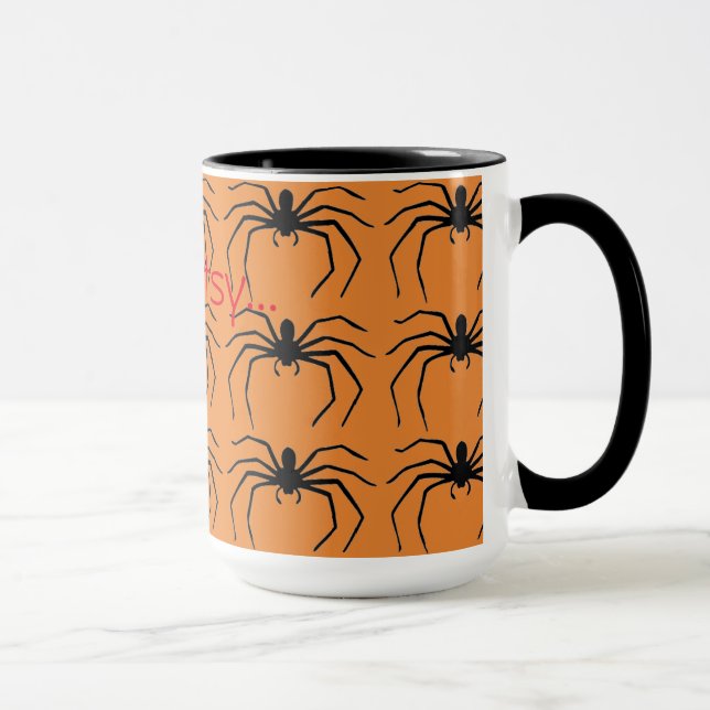 Caneca Bruxas Assustadoras do Halloween Aranha Negra Proj (Direita)