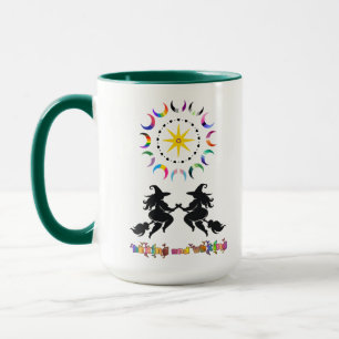Caneca Bruxas Gordas e Luas Estranhas