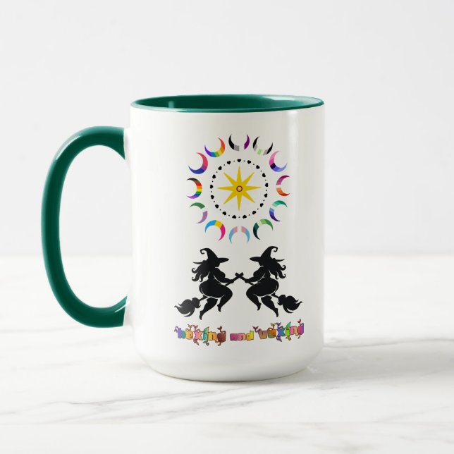 Caneca Bruxas Gordas e Luas Estranhas (Esquerda)