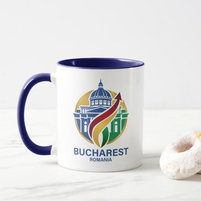 Caneca Bucharest Romania Eastern European (Com Donut)