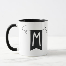 Caneca Buchstabe „M“ Becher 