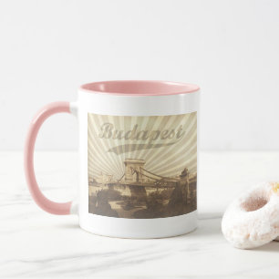 Caneca Budapest Chain Bridge Vintage