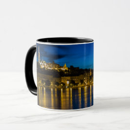 Caneca Budapest Danúbio Refletir Água À Noite PH