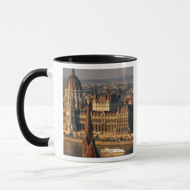 Caneca Budapest, Hungria, Rio Danúbio, Parlamento (Esquerda)