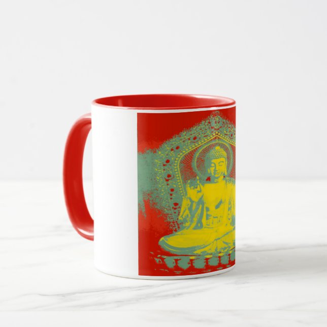Caneca Buddha Mug (Frente Esquerda)
