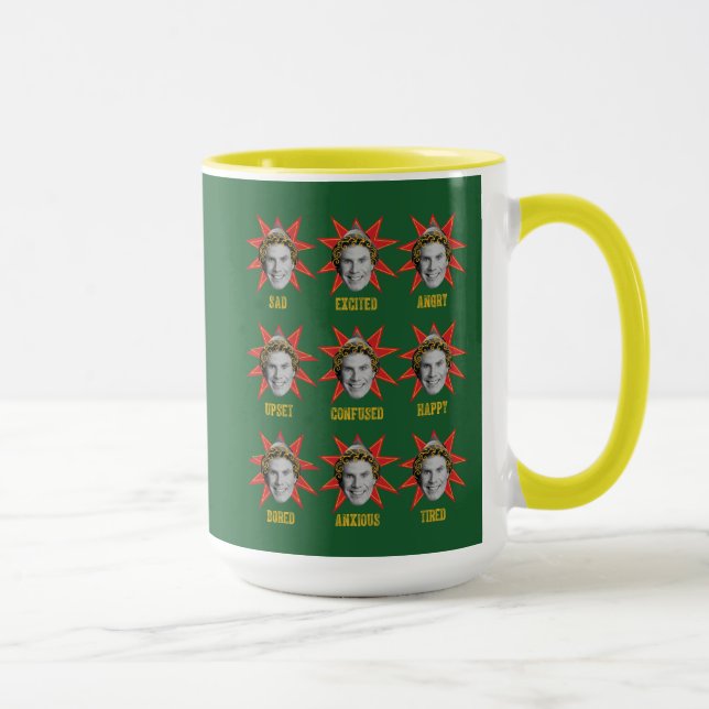 Caneca Buddy, o Elf | Emoções (Direita)