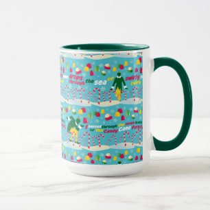 Caneca Buddy, o padrão Elf Candy