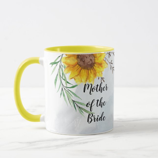 Caneca BUDGET Mãe Noiva Casamento de Noite Ofertas Girass (Esquerda)