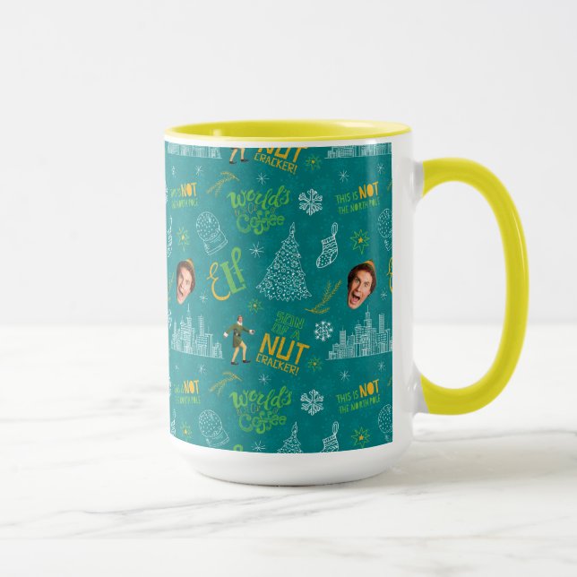 Caneca Budy, o padrão de citação do Teal Elf (Direita)