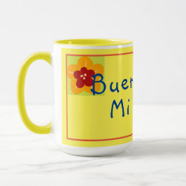 Caneca Buenos Dias Mi Amor Taza de Café Mug