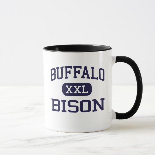 Caneca Búfalo - bisonte - alto - búfalo West Virginia (Direita)