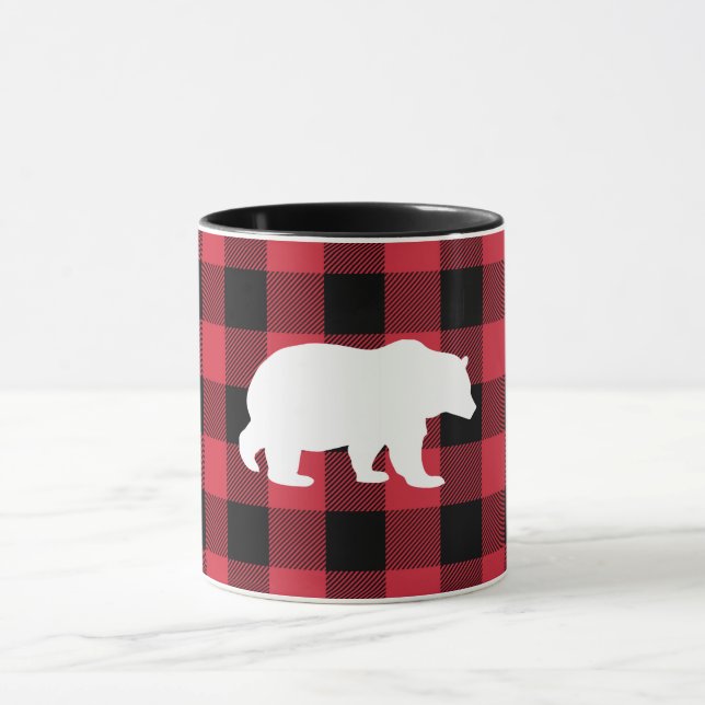 Caneca Búfalo Vermelho Branco Tampão (Centro)