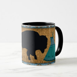 Caneca Buffalo Americano Nativo/Bison