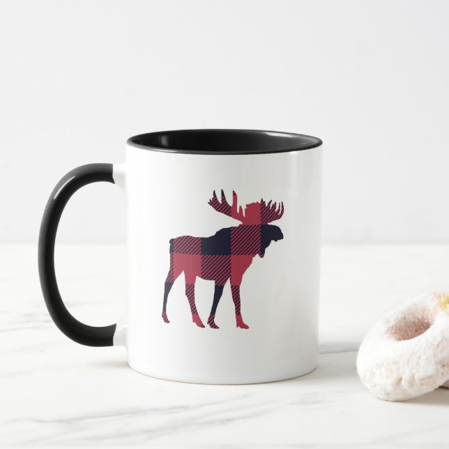 Caneca Buffalo Check Moose Wilderness Cabina (Com Donut)