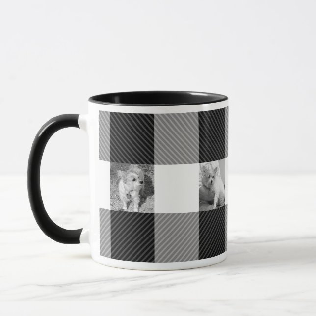 Caneca Buffalo Checks Personalizado Fotografia Mug (Esquerda)