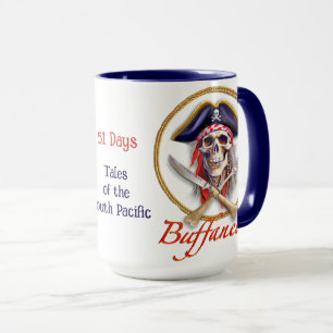 Caneca Buffaneers 51 Dias Contos do Pacífico Sul