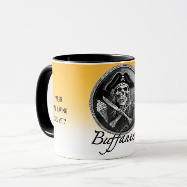 Caneca "Buffaneers" para sopradores e piratas de cruzeiro (Frente Esquerda)