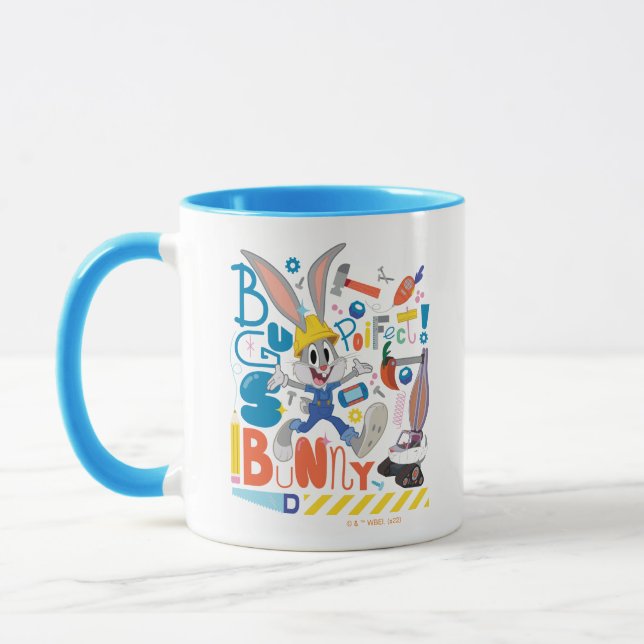 Caneca BUGS BUNNY BUILDERS™| Ferramentas de Trabalho do B (Esquerda)