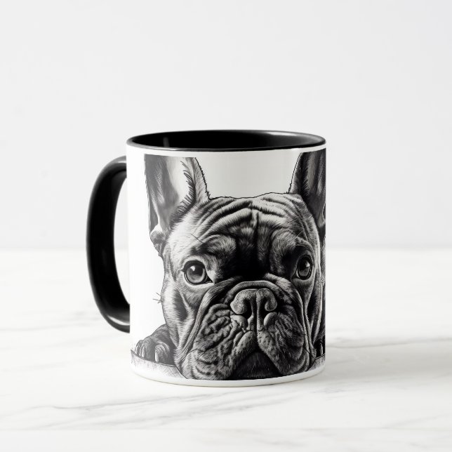 Caneca Buldogue Francês (Frente Esquerda)