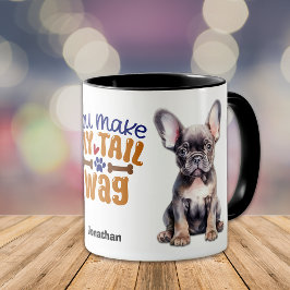 Caneca Buldogue Francês Puppy Você Faz Minha Carteira