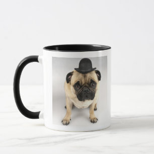 Caneca Buldogue francês que veste o jogador, tiro do