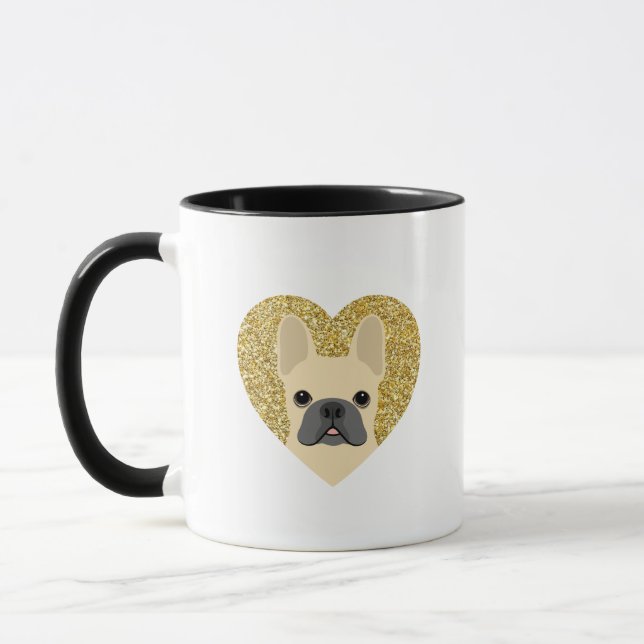 Caneca Buldogue Mugs Francês (Esquerda)