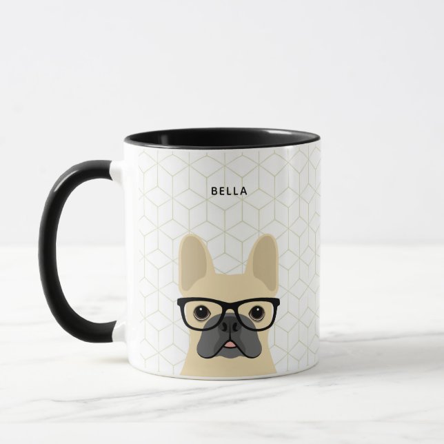 Caneca Buldogue Mugs Francês (Esquerda)