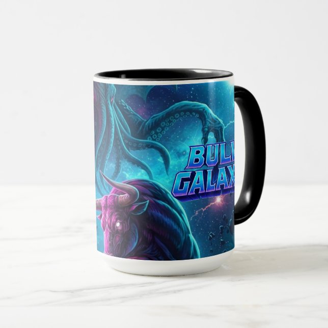 Caneca Bull Galaxy Mug (Frente Esquerda)