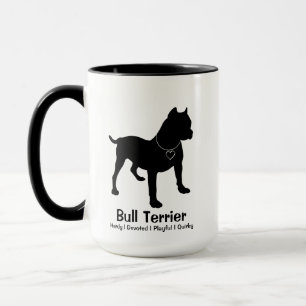 Caneca Bull Personalizável Terrier Yin Yang Coffee Mug