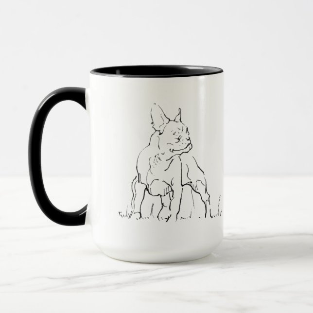 Caneca Bulldog Francês - Caneca de Café Mãe de Cac (Esquerda)
